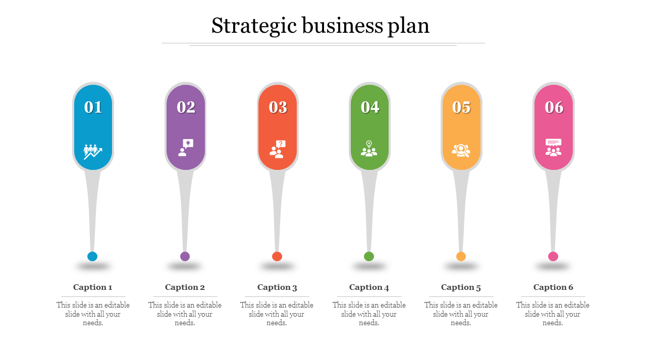 Attractive Strategic Business Plan Presentation Design